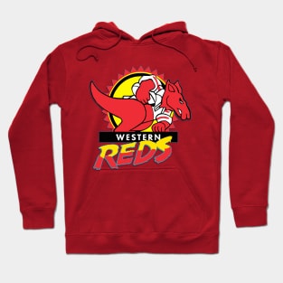 Retro Footy - WESTERN REDS Hoodie